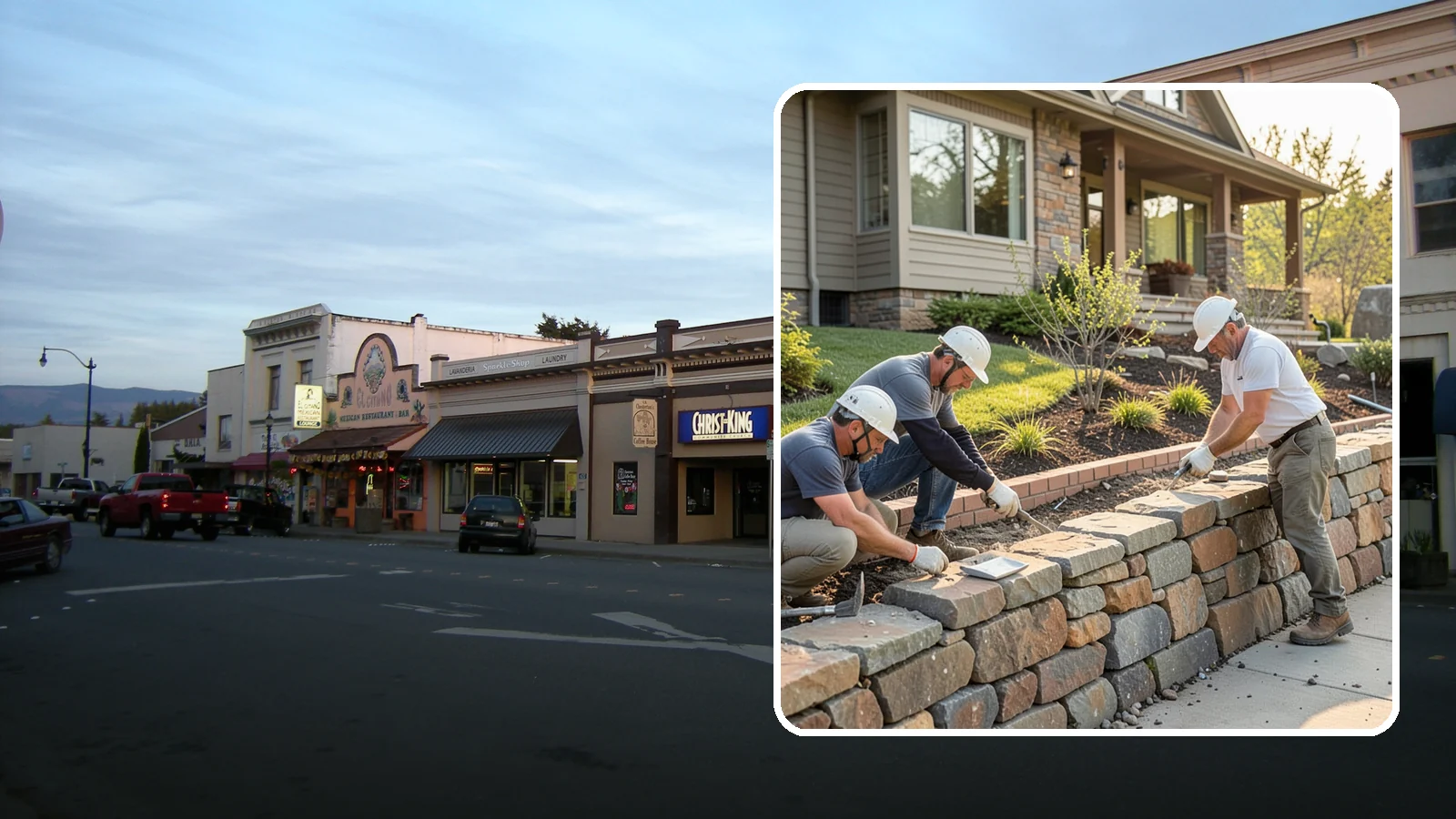 Stone Wall Construction in Burlington, Skagit County, WA - Handcrafted stone walls, freestanding or retaining, that add permanence and beauty to your landscape.