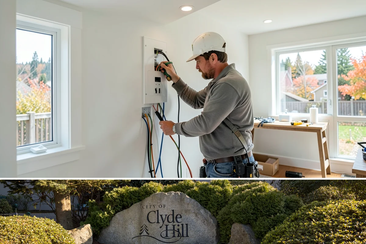 Stone Wall Construction in Clyde Hill, King County, WA - We build stone walls in the drier months so mortar and footings set without rain disruption.