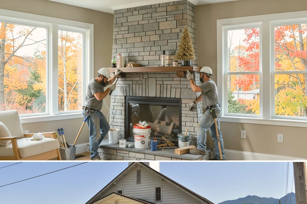 Stone Wall Construction in Concrete, Skagit County, WA - We build stone walls in the drier months so mortar and footings set without rain disruption.