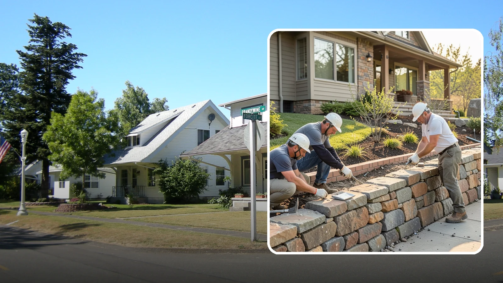 Stone Wall Construction in DuPont, Pierce County, WA - Handcrafted stone walls, freestanding or retaining, that add permanence and beauty to your landscape.