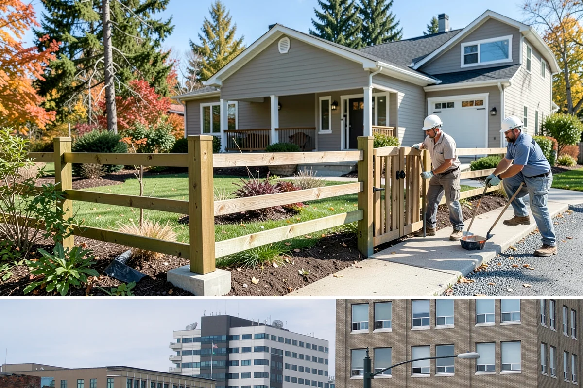 Stone Wall Construction in Everett, Snohomish County, WA - We build stone walls in the drier months so mortar and footings set without rain disruption.