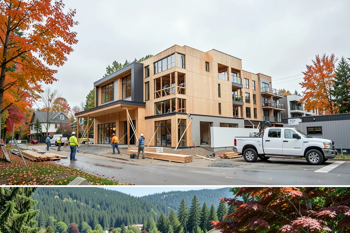 Stone Wall Construction in Index, Snohomish County, WA - We build stone walls in the drier months so mortar and footings set without rain disruption.