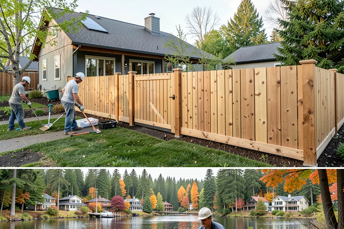 Stone Wall Construction in La Conner, Skagit County, WA - We build stone walls in the drier months so mortar and footings set without rain disruption.