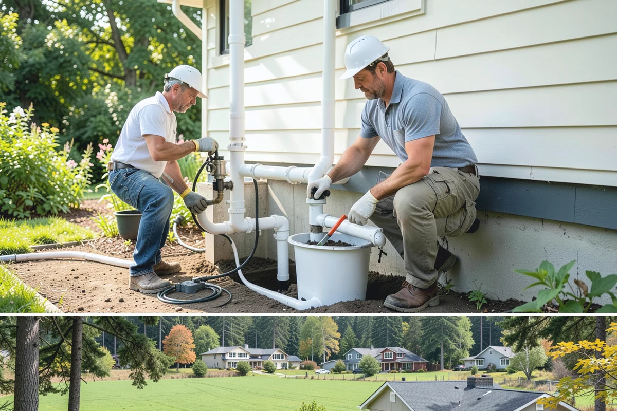 Stone Wall Construction in Lyman, Skagit County, WA - We build stone walls in the drier months so mortar and footings set without rain disruption.