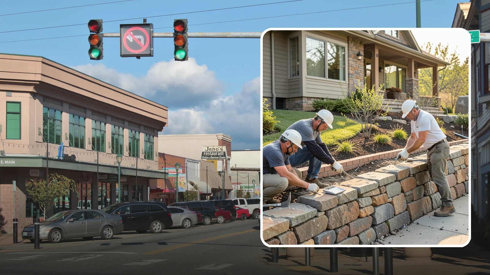 Stone Wall Construction in Monroe, Snohomish County, WA - Handcrafted stone walls, freestanding or retaining, that add permanence and beauty to your landscape.