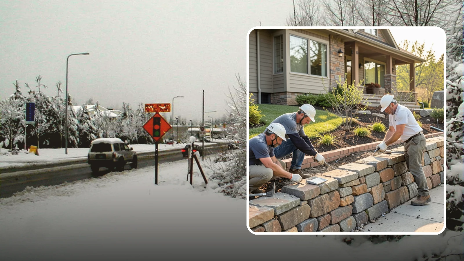 Stone Wall Construction in Newcastle, King County, WA - Handcrafted stone walls, freestanding or retaining, that add permanence and beauty to your landscape.