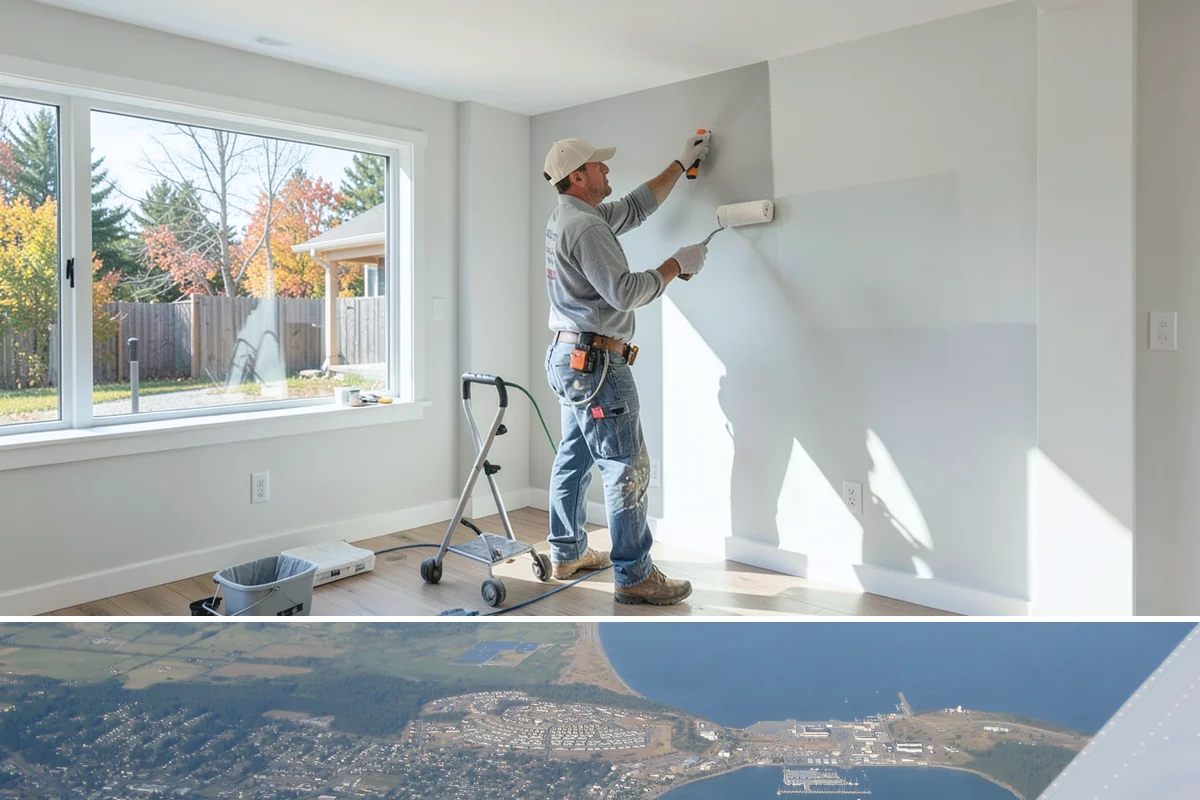 Stone Wall Construction in Oak Harbor, Island County, WA - We build stone walls in the drier months so mortar and footings set without rain disruption.