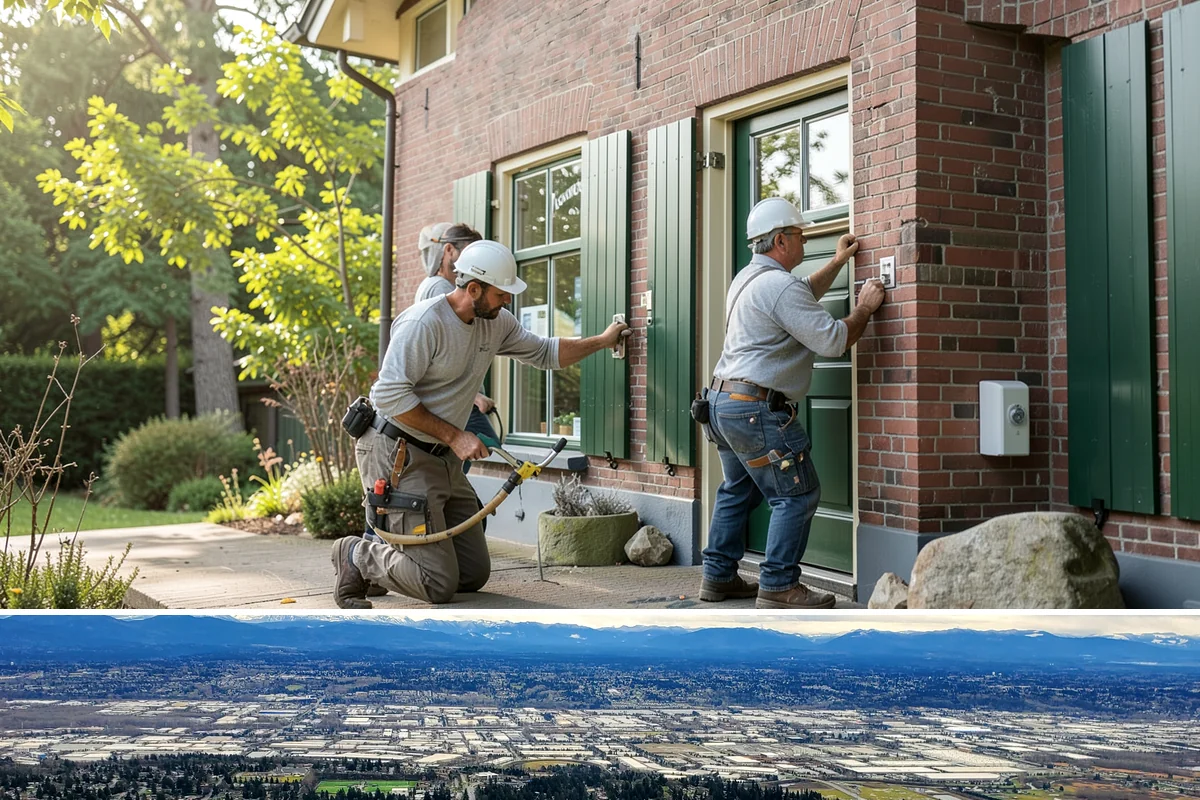 Stone Wall Construction in SeaTac, King County, WA - We build stone walls in the drier months so mortar and footings set without rain disruption.