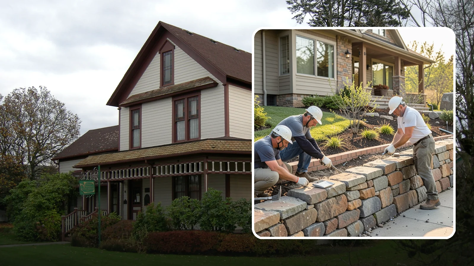 Stone Wall Construction in Sumner, Pierce County, WA - Handcrafted stone walls, freestanding or retaining, that add permanence and beauty to your landscape.
