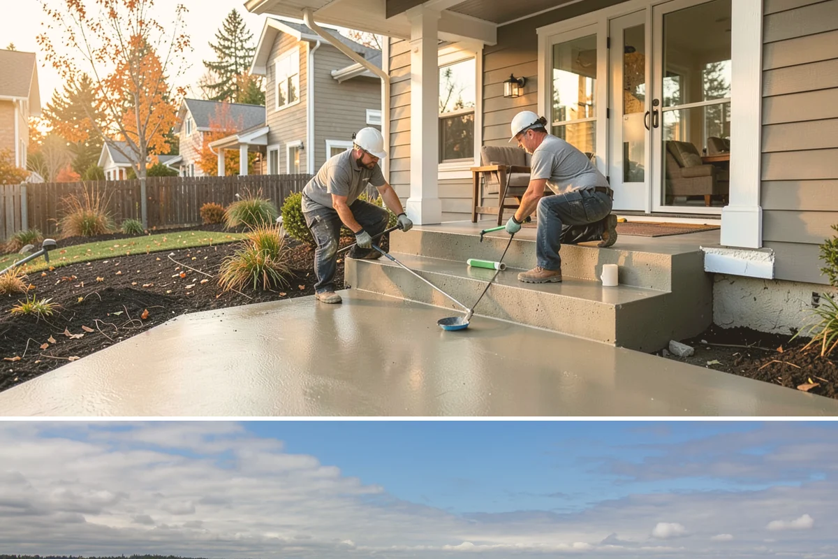 Stone Wall Construction in University Place, Pierce County, WA - We build stone walls in the drier months so mortar and footings set without rain disruption.