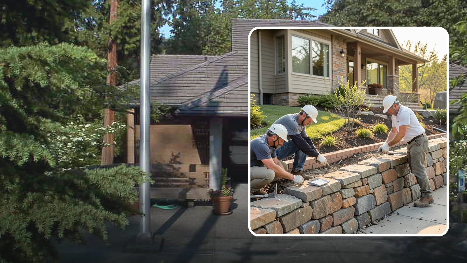 Stone Wall Construction in Yarrow Point, King County, WA - Handcrafted stone walls, freestanding or retaining, that add permanence and beauty to your landscape.