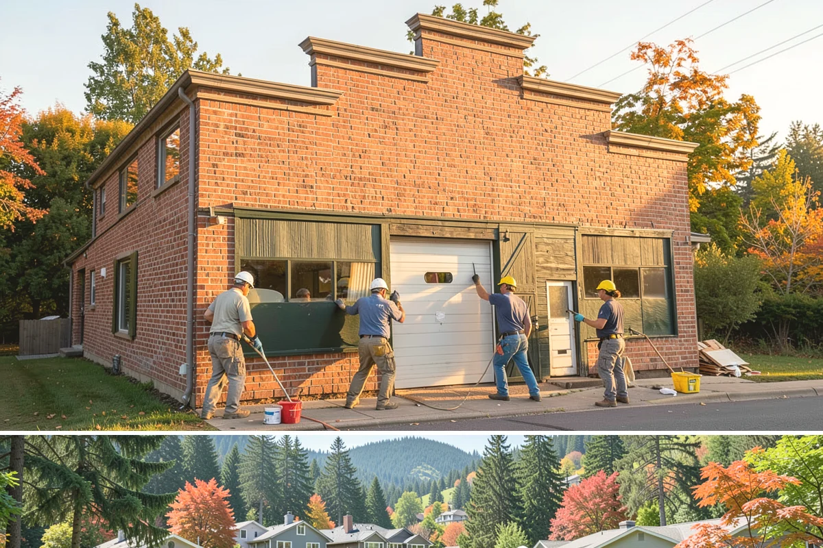Storage Building Construction in Fircrest, Pierce County, WA - Slab pours and shell work are scheduled for dry weather, making summer the best time to build.