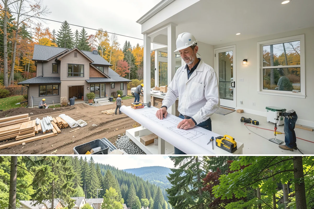 Storage Building Construction in Lake Forest Park, King County, WA - Slab pours and shell work are scheduled for dry weather, making summer the best time to build.