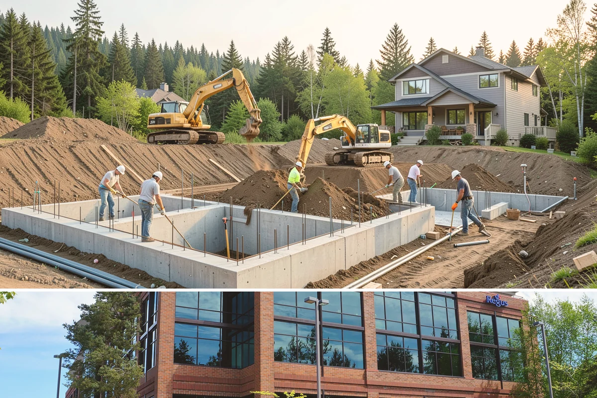 Storage Building Construction in Mountlake Terrace, Snohomish County, WA - Slab pours and shell work are scheduled for dry weather, making summer the best time to build.