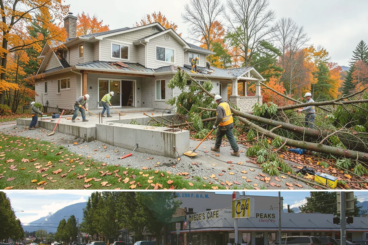 Storage Building Construction in North Bend, King County, WA - Slab pours and shell work are scheduled for dry weather, making summer the best time to build.