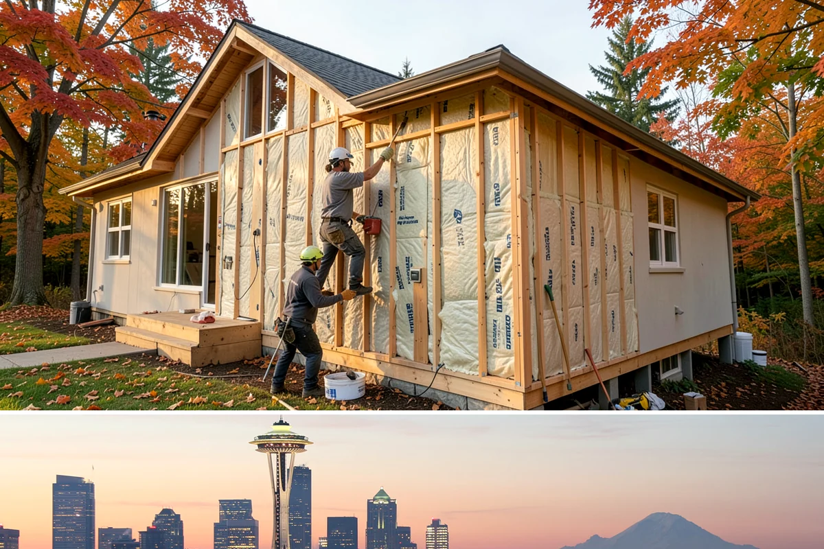 Storage Building Construction in Seattle, King County, WA - Slab pours and shell work are scheduled for dry weather, making summer the best time to build.