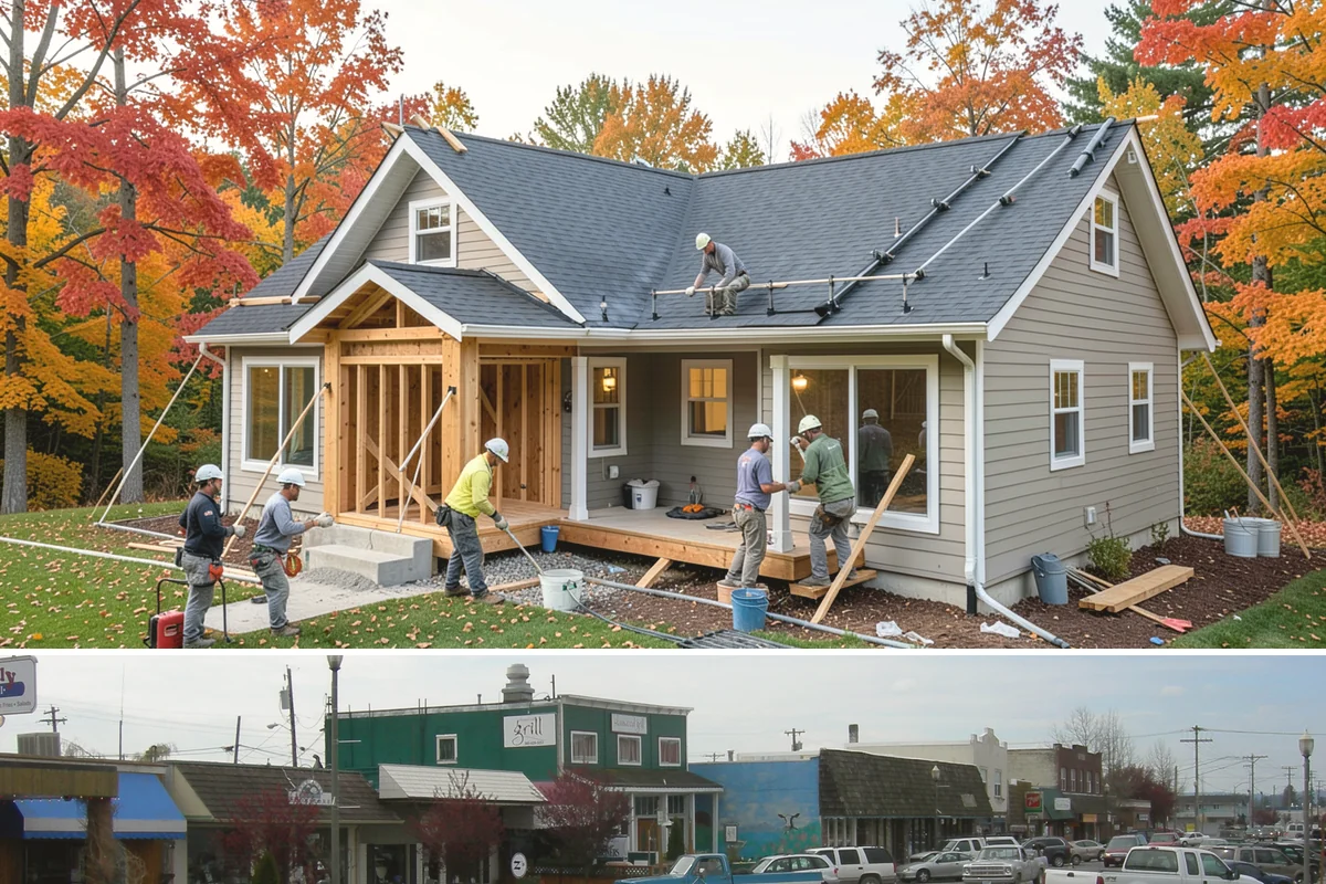 Storage Building Construction in Stanwood, Snohomish County, WA - Slab pours and shell work are scheduled for dry weather, making summer the best time to build.