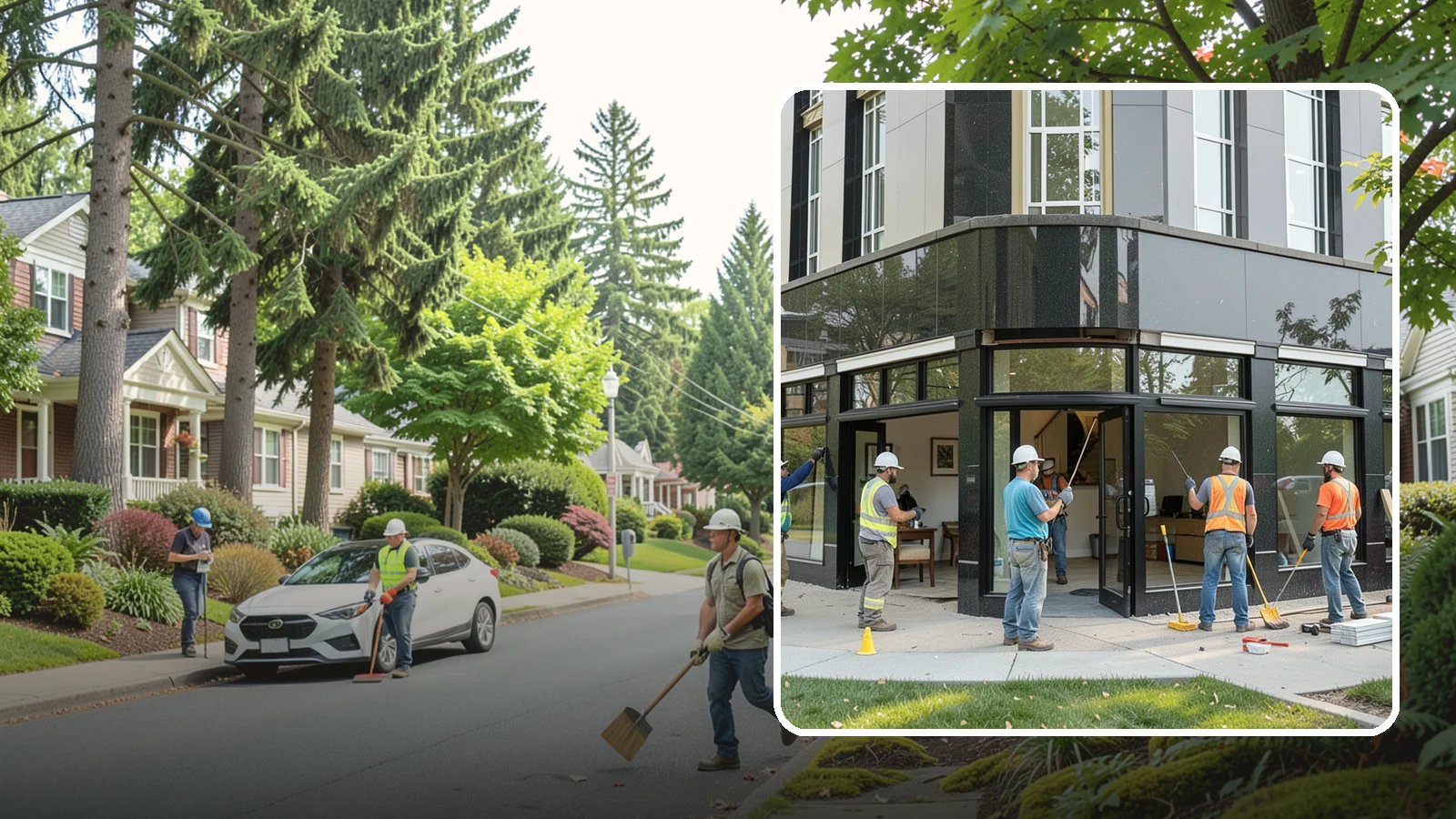 Storefront Construction in Beaux Arts Village, King County, WA - Design and construction of commercial storefronts, entrances, and glazing systems.
