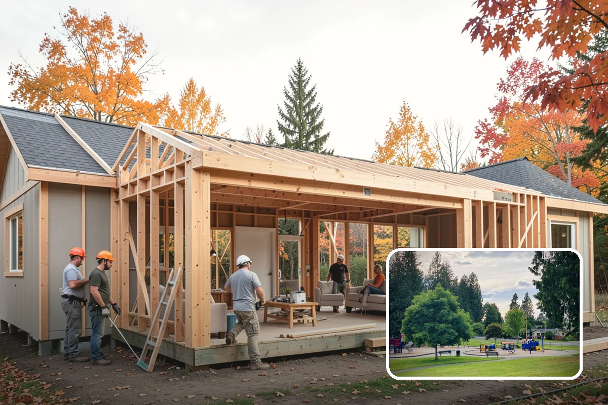 Storefront Construction in Bonney Lake, Pierce County, WA - Weather-tight glazing suited to PNW conditions