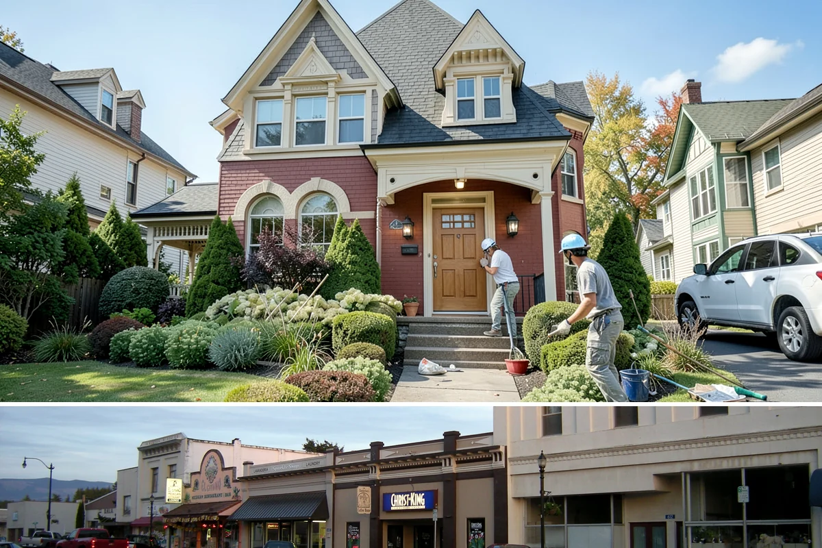 Storefront Construction in Burlington, Skagit County, WA - We schedule storefront glazing and sealing for dry weather to ensure clean, weather-tight installations.