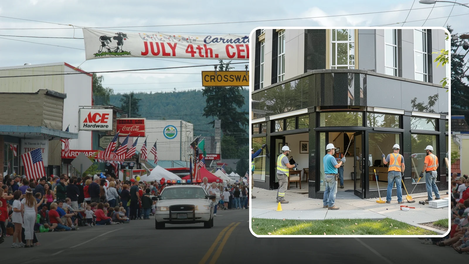 Storefront Construction in Carnation, King County, WA - Design and construction of commercial storefronts, entrances, and glazing systems.