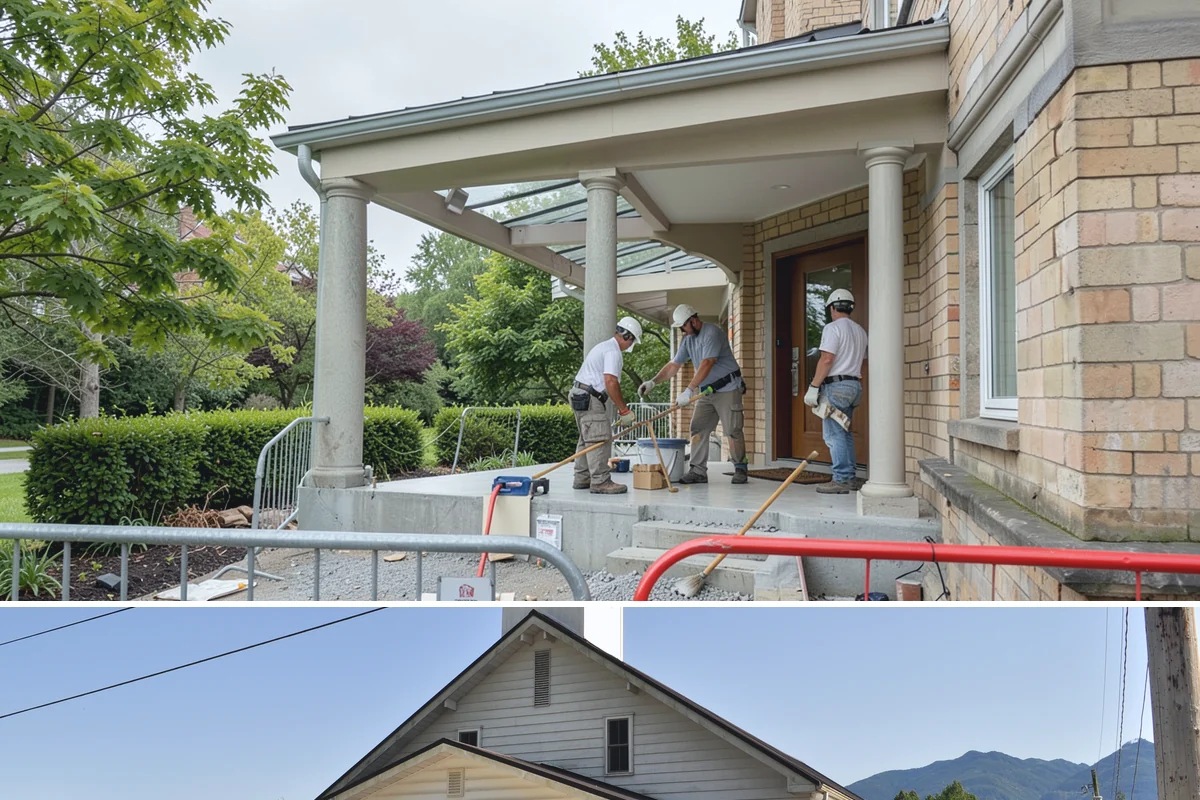 Storefront Construction in Concrete, Skagit County, WA - We schedule storefront glazing and sealing for dry weather to ensure clean, weather-tight installations.