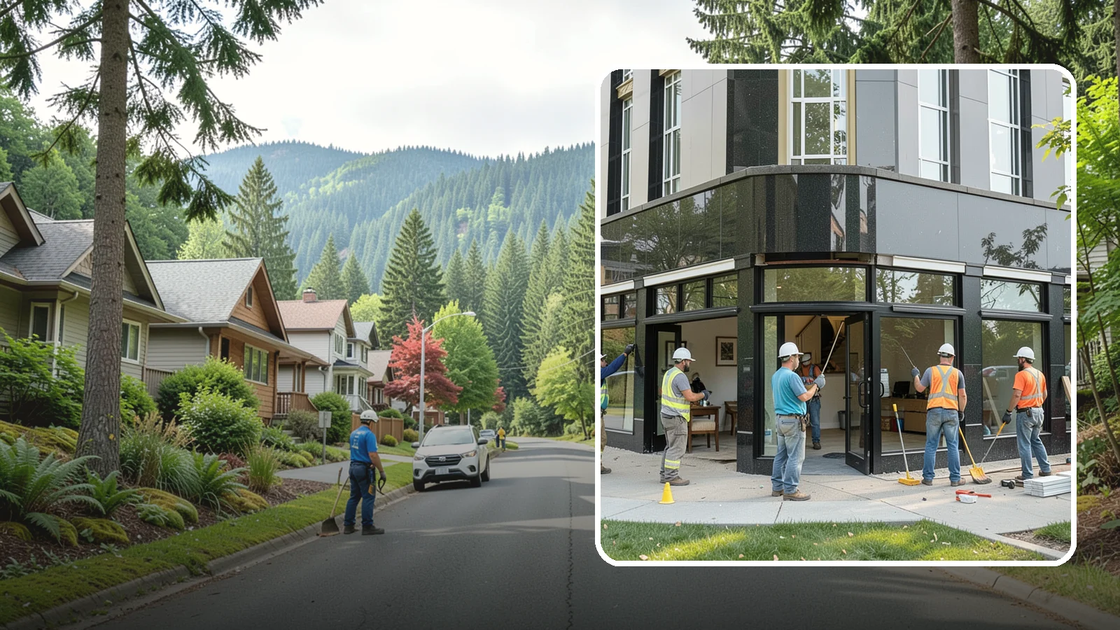 Storefront Construction in Darrington, Snohomish County, WA - Design and construction of commercial storefronts, entrances, and glazing systems.
