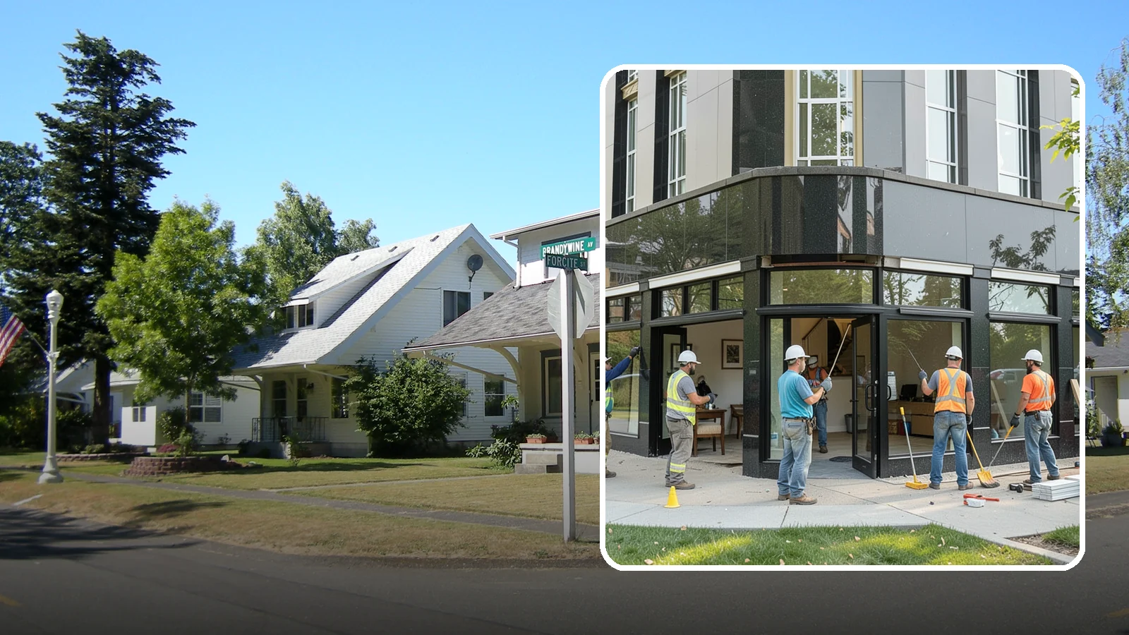 Storefront Construction in DuPont, Pierce County, WA - Design and construction of commercial storefronts, entrances, and glazing systems.