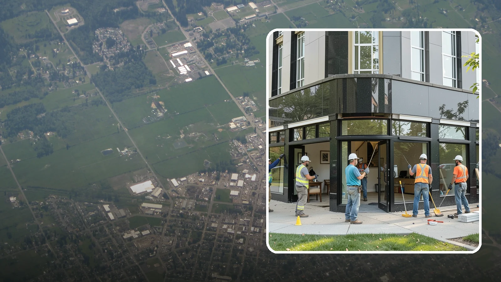Storefront Construction in Enumclaw, King County, WA - Design and construction of commercial storefronts, entrances, and glazing systems.