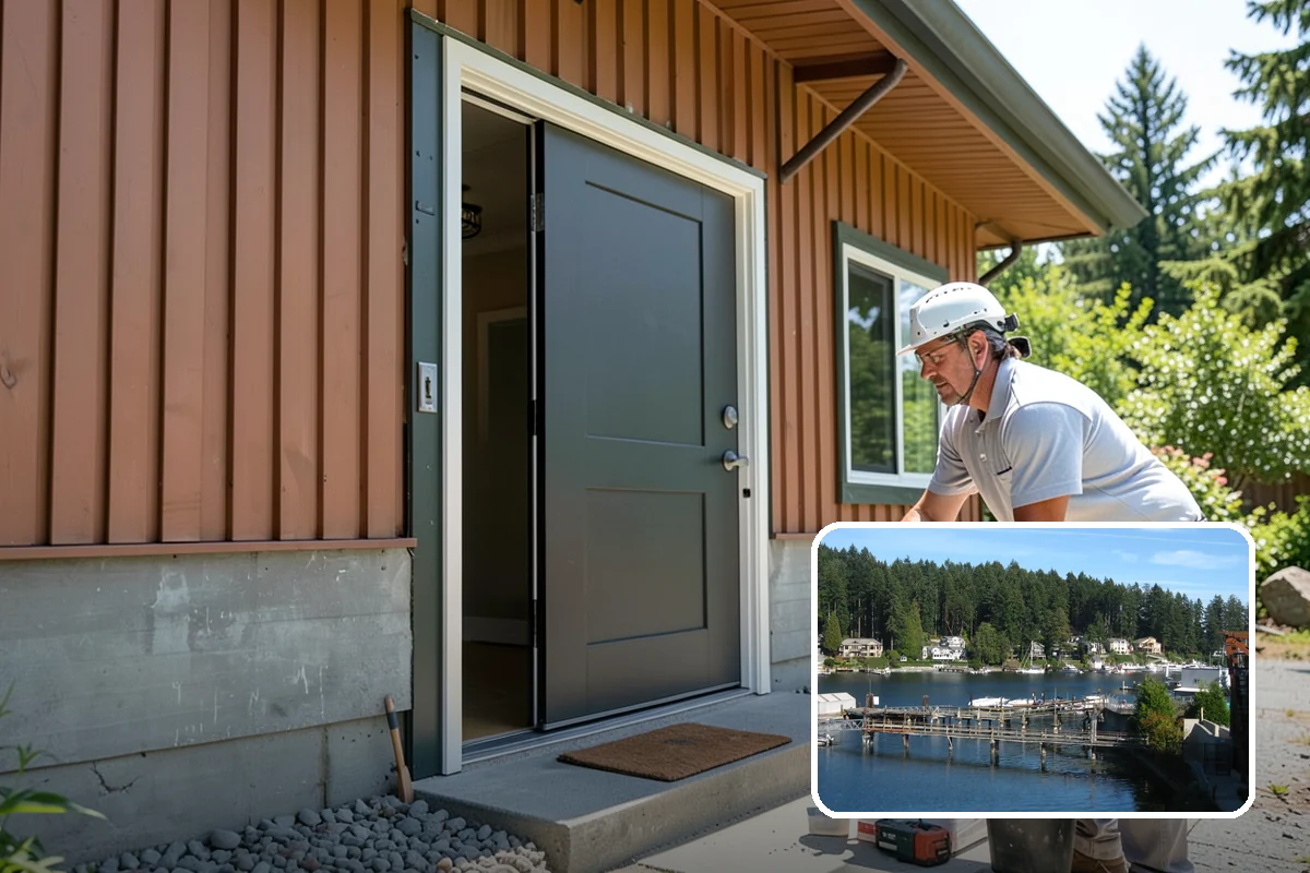 Storefront Construction in Gig Harbor, Pierce County, WA - Weather-tight glazing suited to PNW conditions
