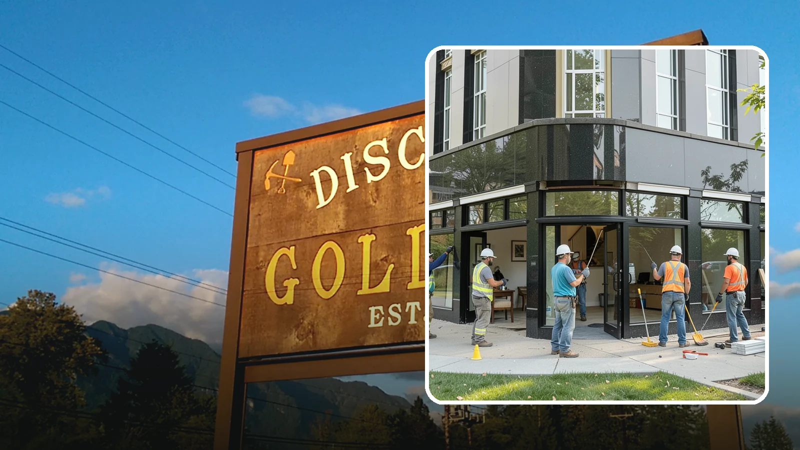 Storefront Construction in Gold Bar, Snohomish County, WA - Design and construction of commercial storefronts, entrances, and glazing systems.