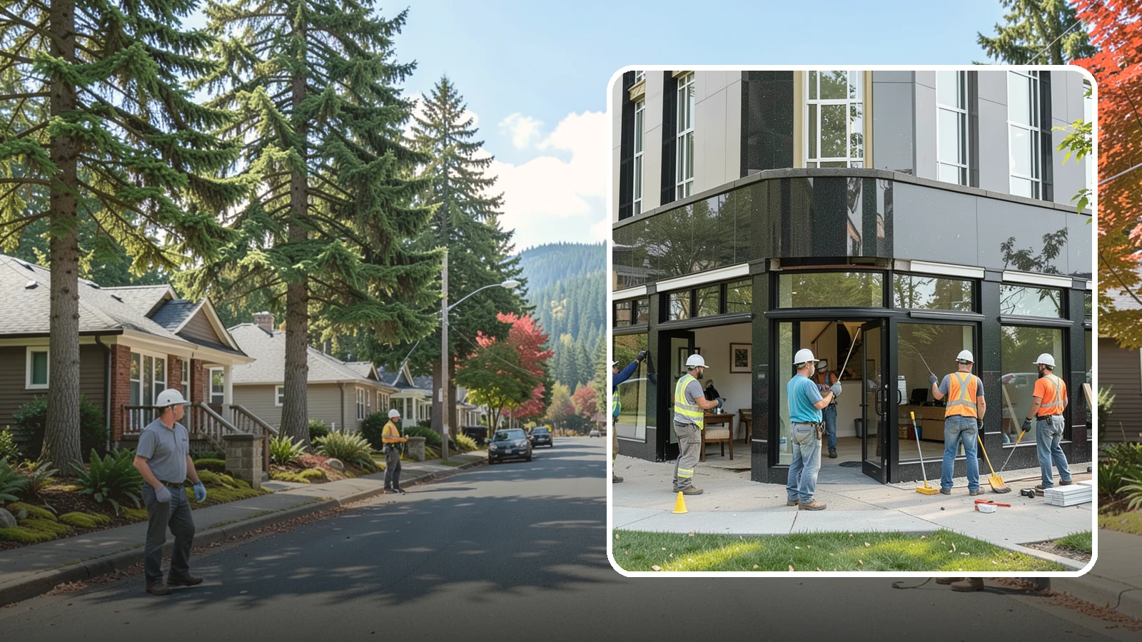 Storefront Construction in Hunts Point, King County, WA - Design and construction of commercial storefronts, entrances, and glazing systems.