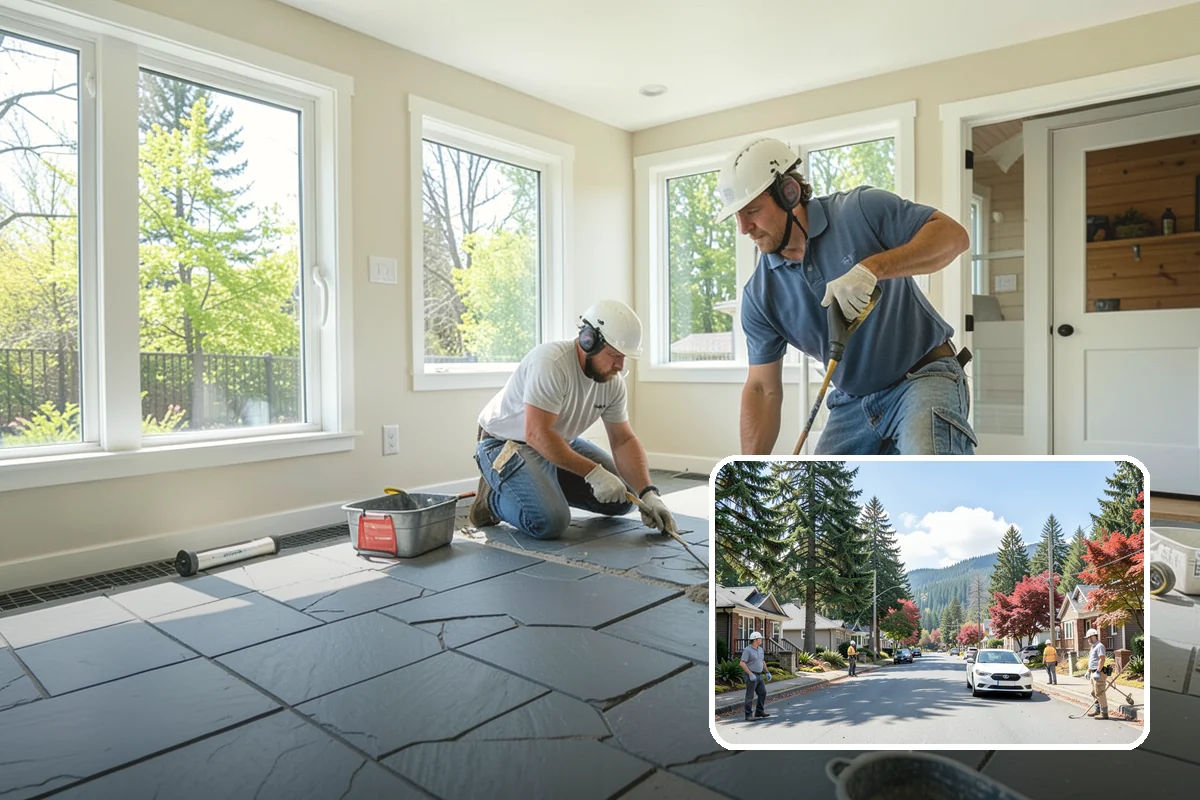 Storefront Construction in Hunts Point, King County, WA - Weather-tight glazing suited to PNW conditions