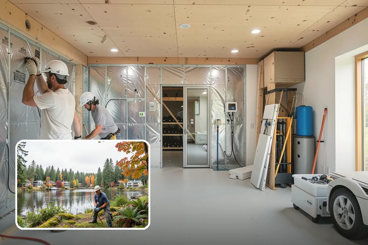 Storefront Construction in La Conner, Skagit County, WA - Weather-tight glazing suited to PNW conditions