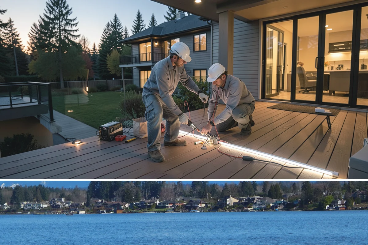 Storefront Construction in Lake Stevens, Snohomish County, WA - We schedule storefront glazing and sealing for dry weather to ensure clean, weather-tight installations.