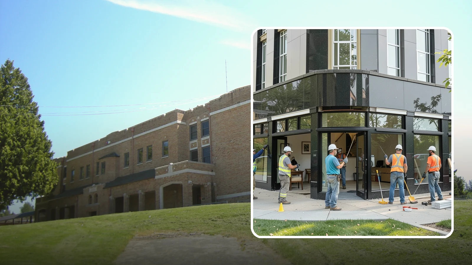 Storefront Construction in Maple Valley, King County, WA - Design and construction of commercial storefronts, entrances, and glazing systems.