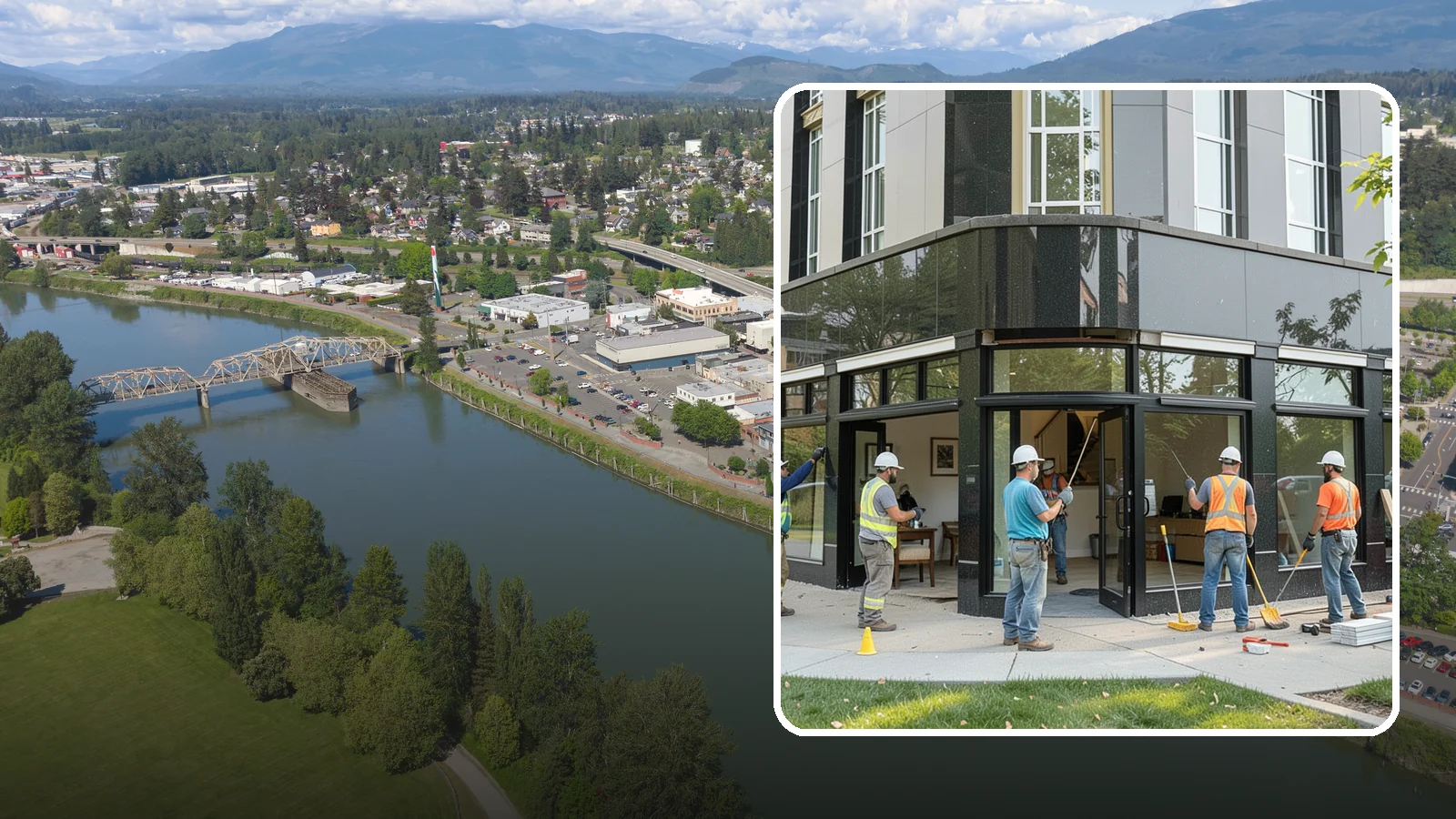 Storefront Construction in Mount Vernon, Skagit County, WA - Design and construction of commercial storefronts, entrances, and glazing systems.