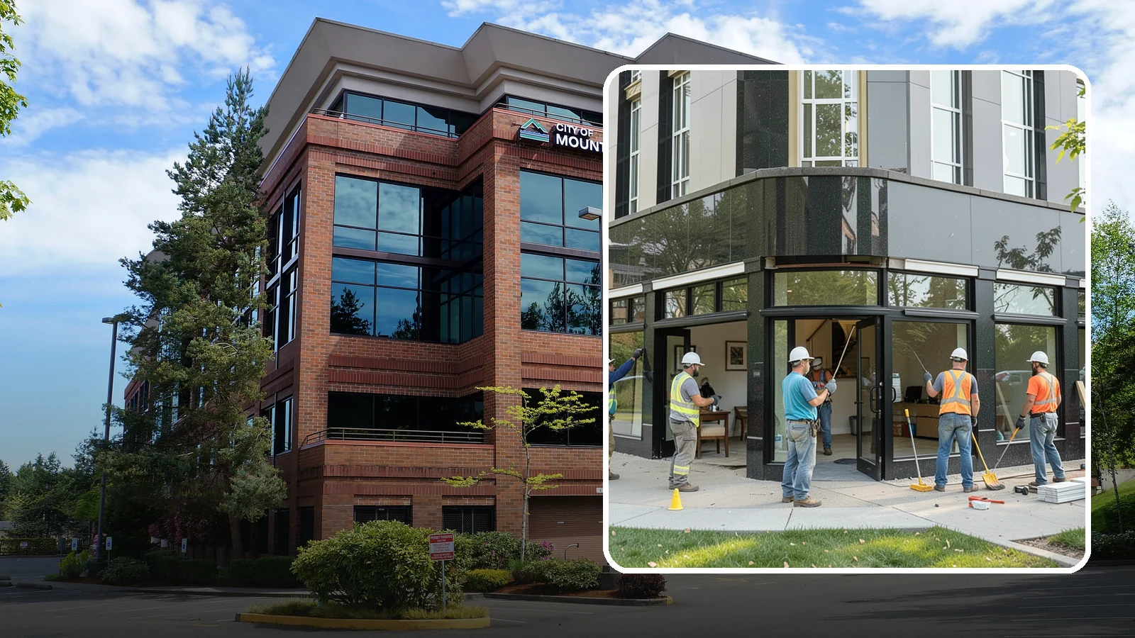 Storefront Construction in Mountlake Terrace, Snohomish County, WA - Design and construction of commercial storefronts, entrances, and glazing systems.