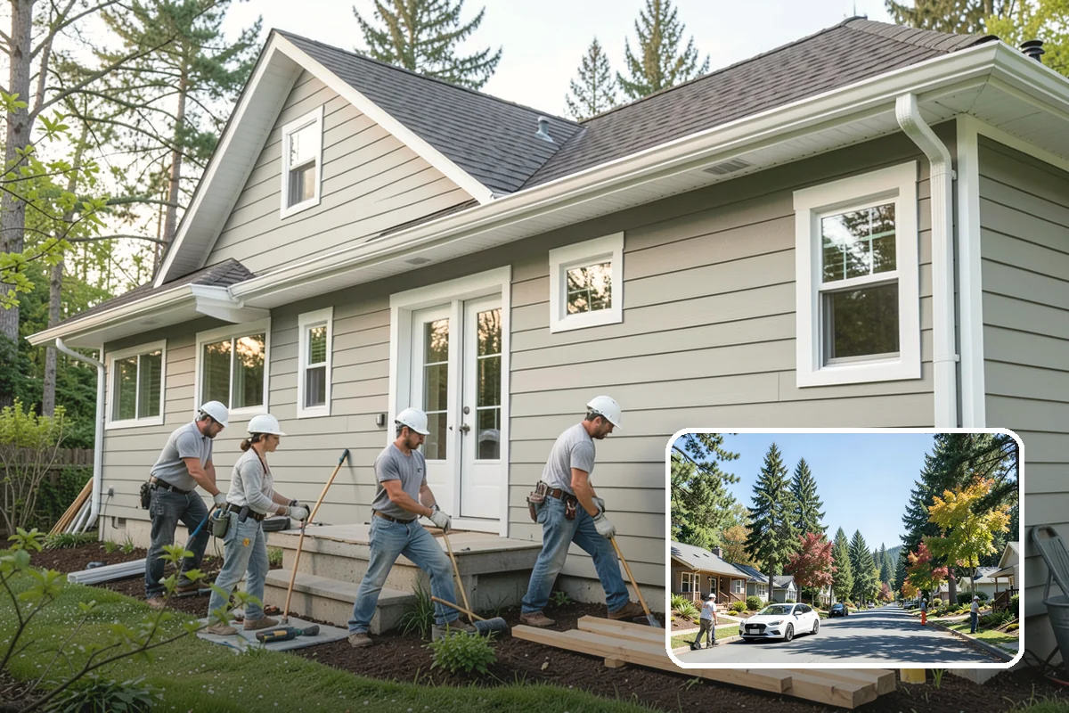 Storefront Construction in Orting, Pierce County, WA - Weather-tight glazing suited to PNW conditions