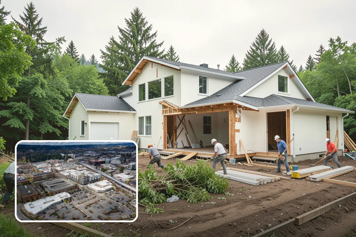 Storefront Construction in Redmond, King County, WA - Weather-tight glazing suited to PNW conditions