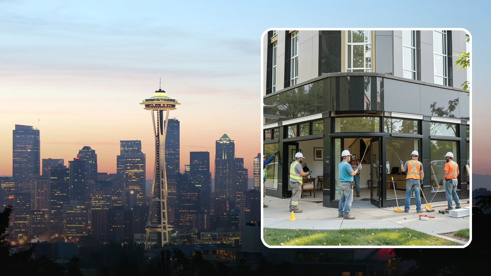 Storefront Construction in Seattle, King County, WA - Design and construction of commercial storefronts, entrances, and glazing systems.
