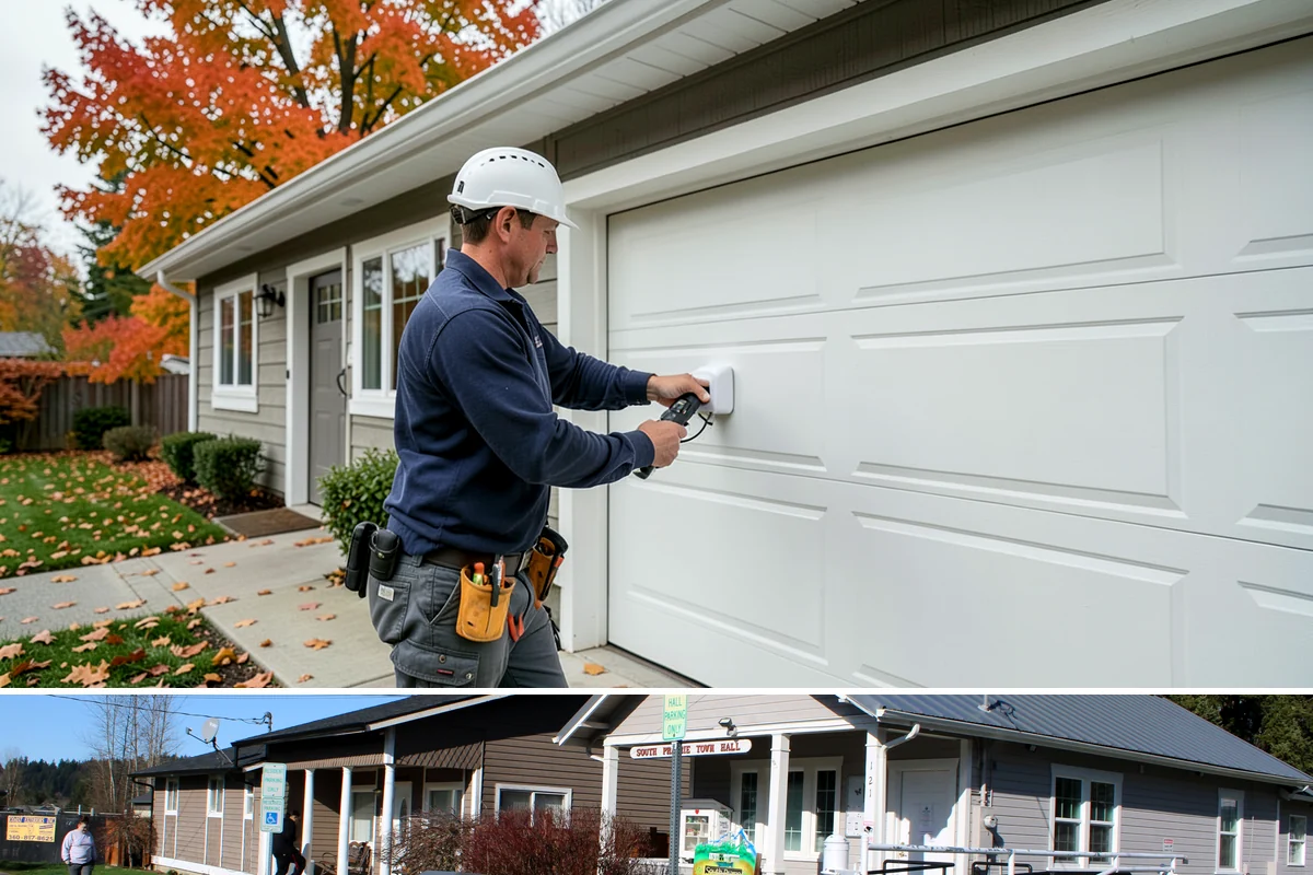Storefront Construction in South Prairie, Pierce County, WA - We schedule storefront glazing and sealing for dry weather to ensure clean, weather-tight installations.