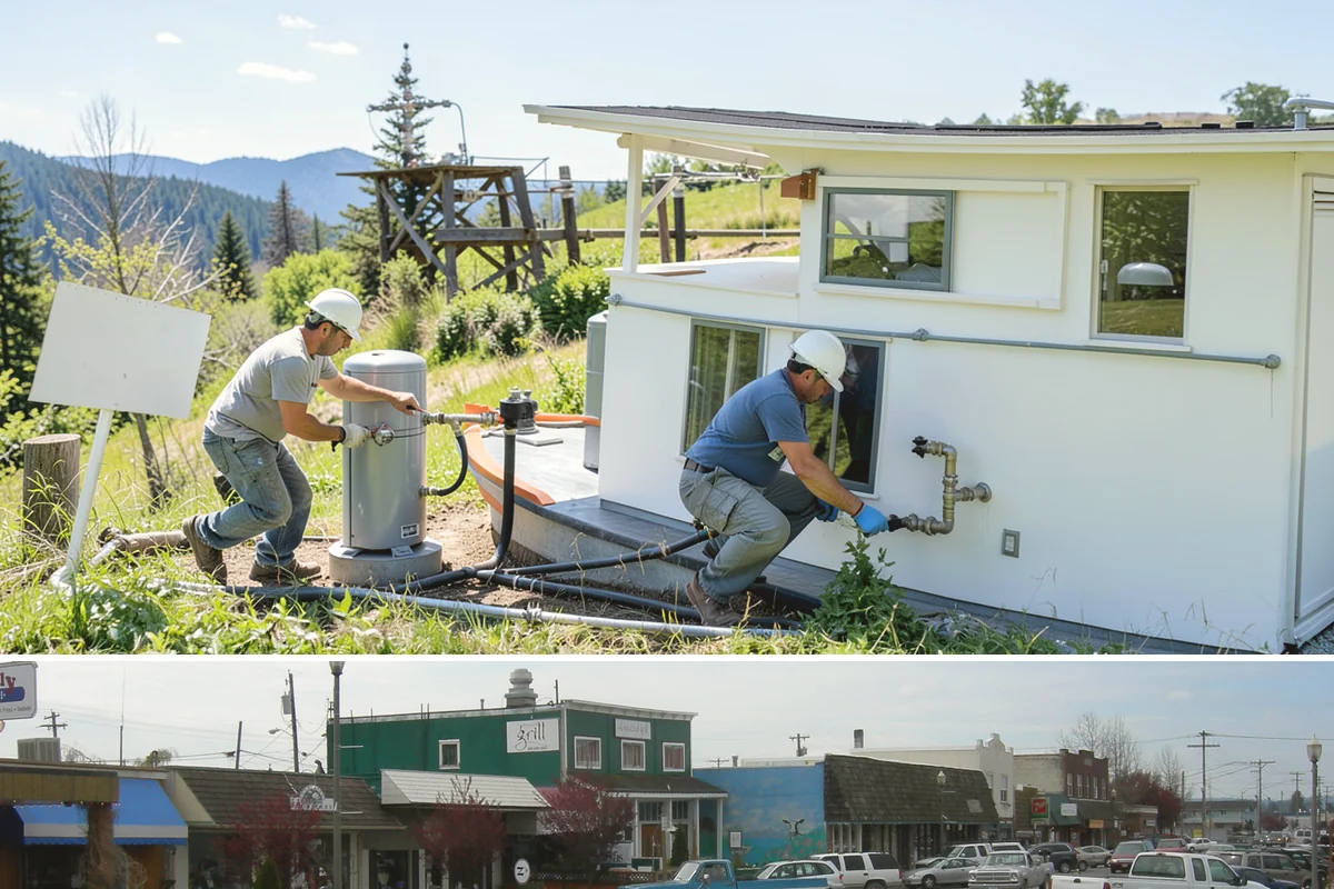 Storefront Construction in Stanwood, Snohomish County, WA - We schedule storefront glazing and sealing for dry weather to ensure clean, weather-tight installations.