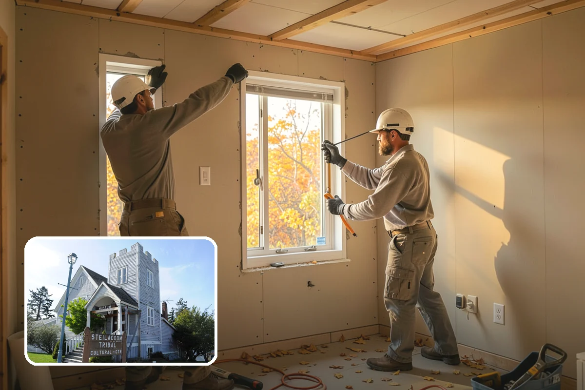Storefront Construction in Steilacoom, Pierce County, WA - Weather-tight glazing suited to PNW conditions