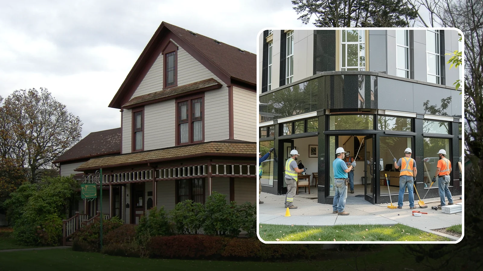 Storefront Construction in Sumner, Pierce County, WA - Design and construction of commercial storefronts, entrances, and glazing systems.