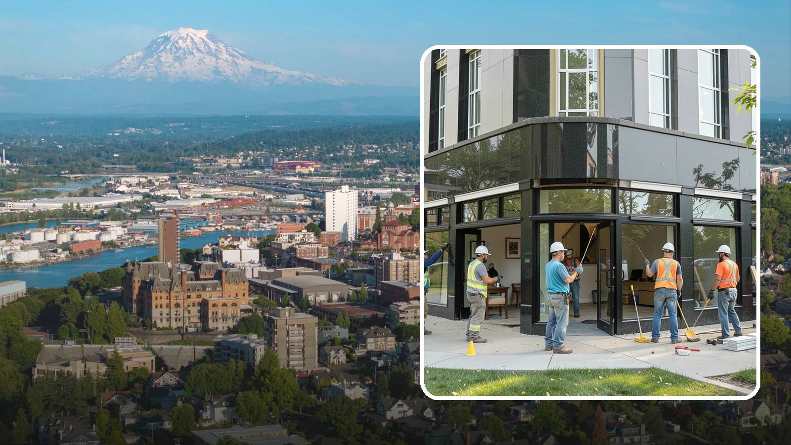 Storefront Construction in Tacoma, Pierce County, WA - Design and construction of commercial storefronts, entrances, and glazing systems.