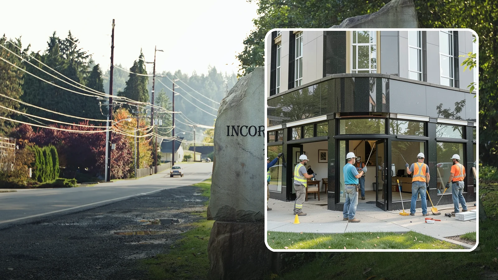 Storefront Construction in Wilkeson, Pierce County, WA - Design and construction of commercial storefronts, entrances, and glazing systems.