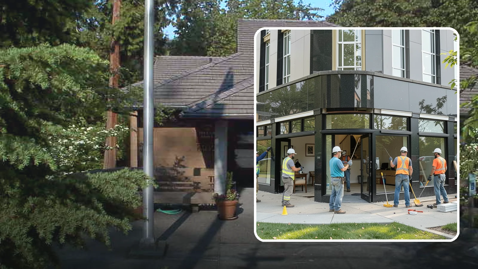 Storefront Construction in Yarrow Point, King County, WA - Design and construction of commercial storefronts, entrances, and glazing systems.