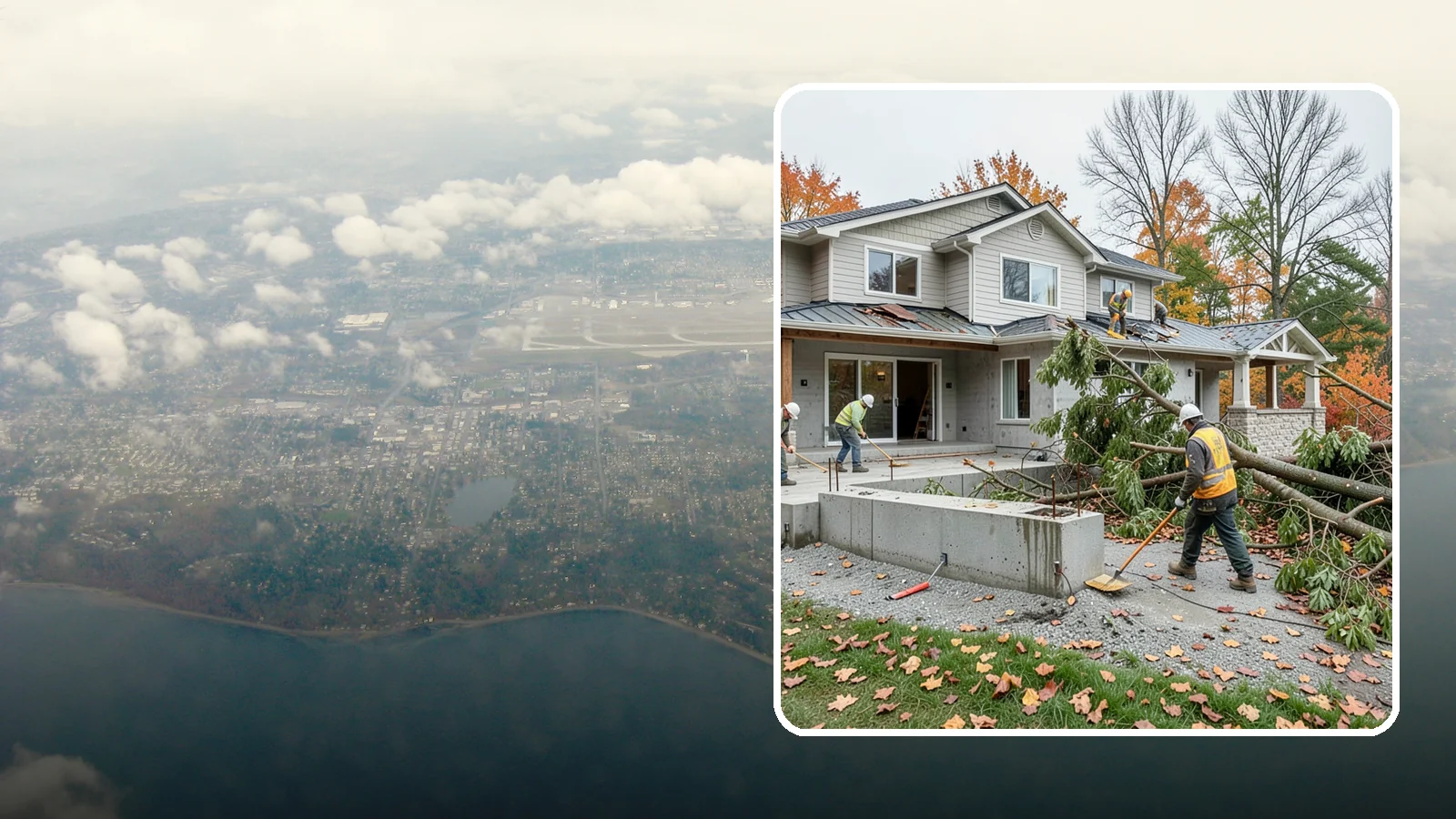 Storm Damage Repair in Burien, King County, WA - Fast storm damage repair for the wind, rain, and fallen-tree harm PNW storms bring.