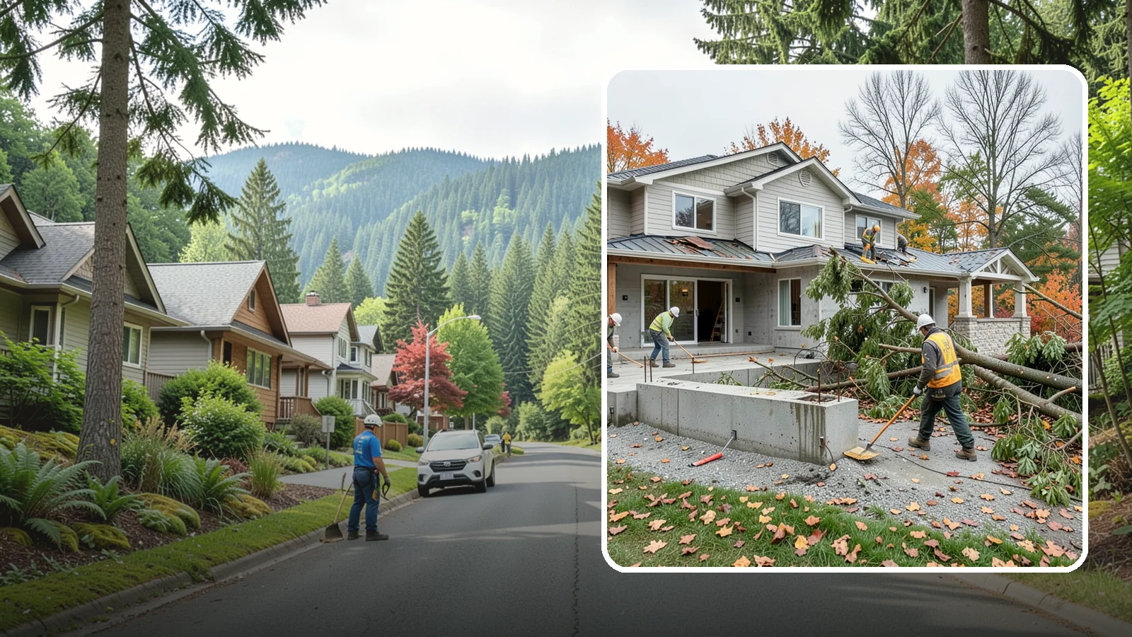 Storm Damage Repair in Darrington, Snohomish County, WA - Fast storm damage repair for the wind, rain, and fallen-tree harm PNW storms bring.